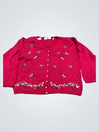Maggie Lawrence Pink gestickter Cardigan