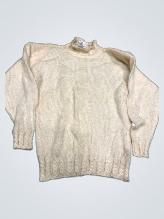 Atlandia by Gerdur Handgemachter Pullover aus China in Creme Strick