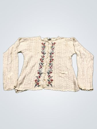 Laura Ashley bestickter Strickcardigan