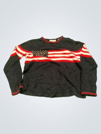 Casual Corner Amerikanische Flagge Pullover
