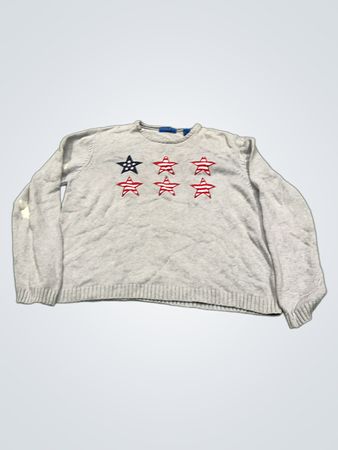 Karen Scott Sport Pullover mit Sternen