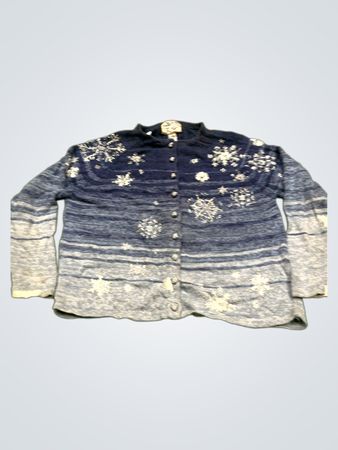 Heirloom Collectibles Schneeflocken-Cardigan