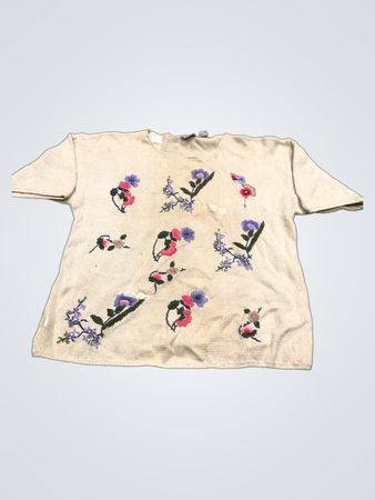 Country Suburbans Damen Floral Strickpullover