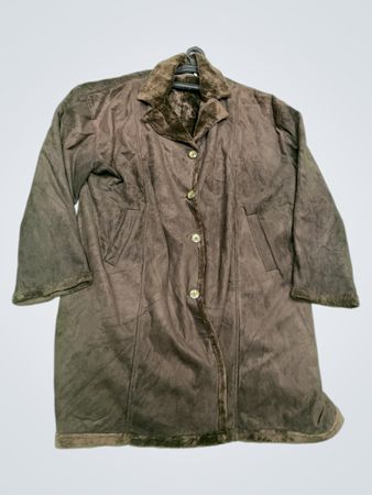 LIZARD Collection Brown Suede Coat