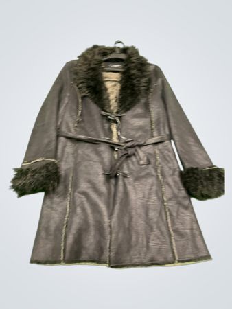 CDV Comme des Garcons Faux Fur Lined Coat XXL