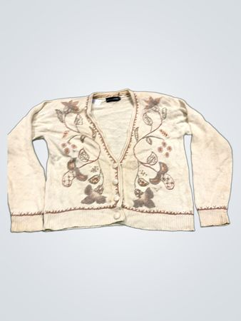 Pierre Cardin bestickter Cardigan