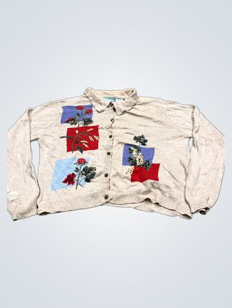 220 Hickory Damen bestickter Cardigan