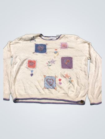 Alfred Dunner bestickter Pullover