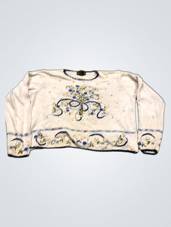 Candor Damen bestickter Pullover