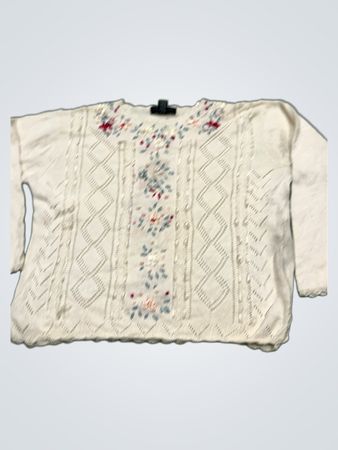 Celina Yang Designs Strickwaren Originals Creme Pullover