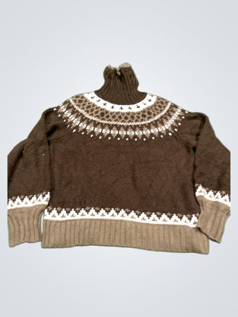 St. John's Bay Damen Fair Isle Rollkragenpullover
