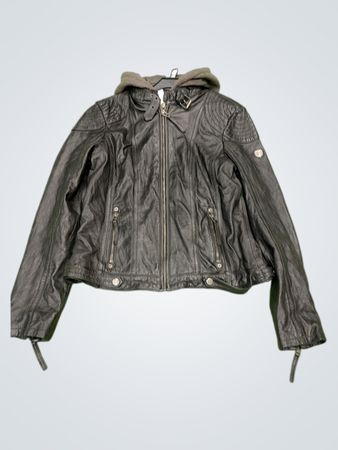 Gipsy Leather Jacket with Hood