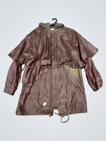 Maroon Leather Jacket