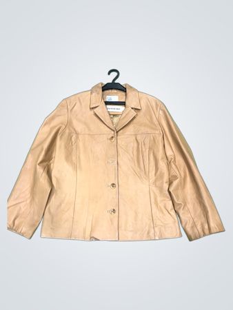 Insieme Damen Blazer aus braunem Leder