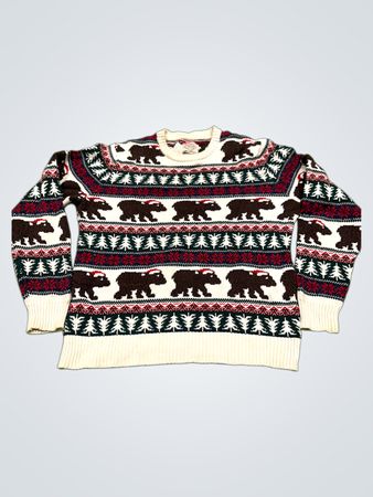 St. John's Bay Herren Bear Fair Isle Pullover