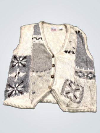 DENIM REPUBLIC Damen Patchwork Strickweste