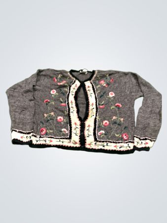 Dressbarn gestickter Cardigan