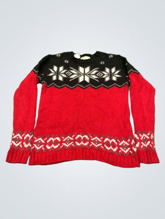 STUDIO WORKS Damen Fair Isle Strickpullover