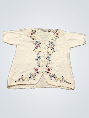CAROLYN TAYLOR FOR BY DESIGN Bestickter Cardigan