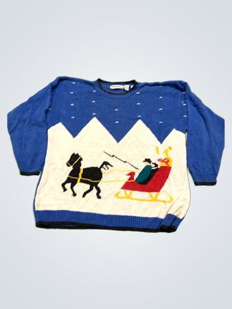 Opportunities Weihnachts-Schlitten und Pferd Pullover