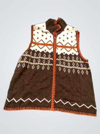 Christopher & Banks Damen Fair Isle Strickweste