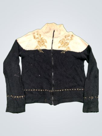 KIKIT MAURICE SASSON Zip-Up Sweater