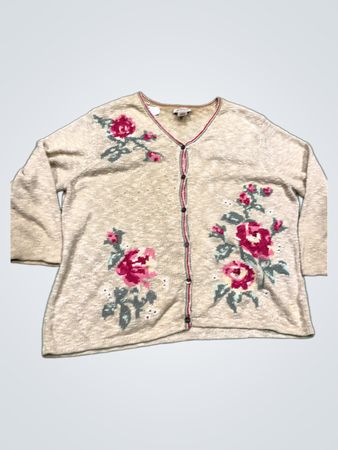 Northern Reflections Damen-Cardigan mit floralem Stickereien