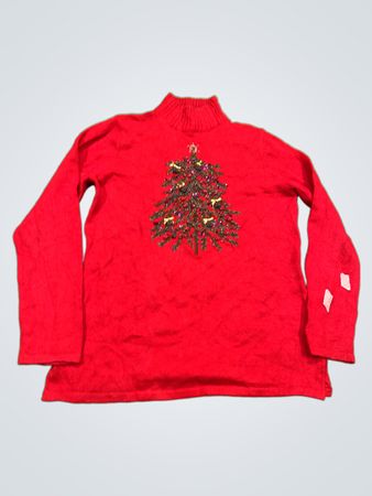 DER WEIHNACHTS-KOLLEKTIONS 2006 Roter Weihnachtsbaum Mock Neck Pullover
