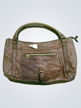 Relic Brown Kunstleder-Handtasche