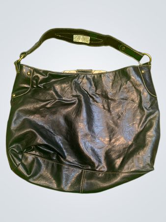 Liz & Co. Schwarze Hobo-Tasche mit Paisley-Stickerei