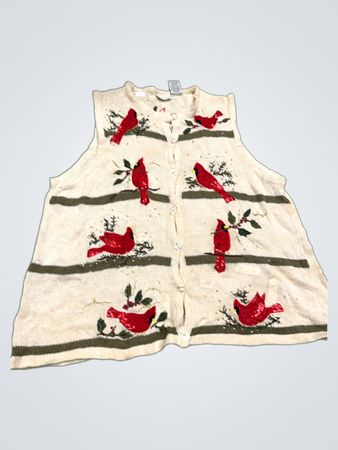 White Stag Damen Plus Cardinal Strickweste