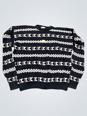 Care Isle Knitters Nautische Flaggenmuster Pullover