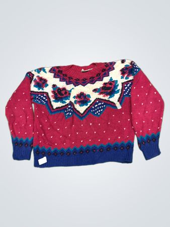 Nordstrom Point of View Damen Fair Isle Strickpullover