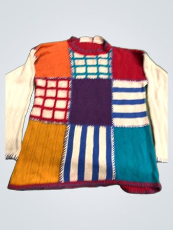 Patchwork-Pullover