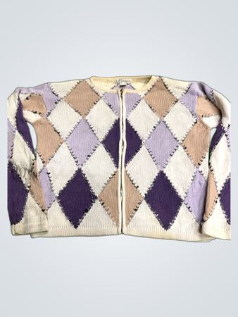 Dressbarn Argyle Strickjacke