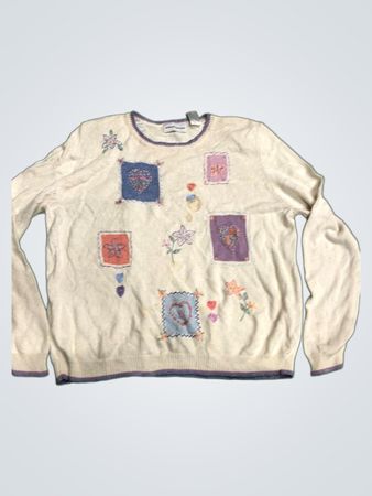 Alfred Dunner gestickter Pullover