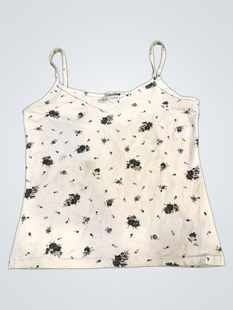 Colosseum White Floral Print Camisole