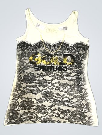„SEVEN SEVEN COLLECTION Spitzenbesatz Tanktop“