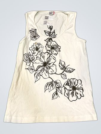 Outfit Fashion Damen Floral Print Tank Top