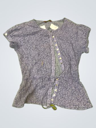 Sundance Floral Print Peplum Top mit verstellbarem Bund