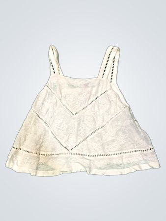 Superdry Weißes Besticktes Cami Top