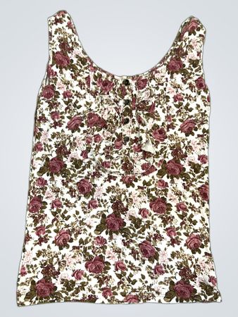 Blumenmuster Tanktop