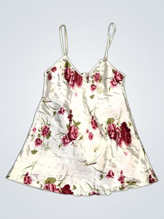 Blumenmuster Slipkleid