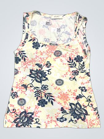INTOWN Damen Floral Print Ärmelloses Top