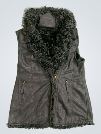 STARIT by ST.L Black Fur Vest