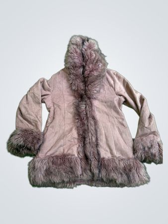 DDOJA CLUB Faux Fur Trimmed Jacket