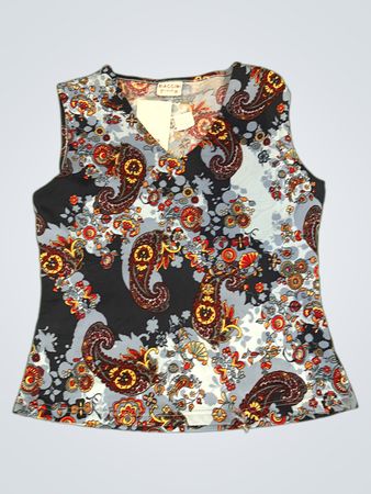 BIAGGINI Ärmelloses Paisley-Druck Top