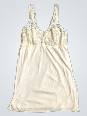 NINA VON C. Damen Weißes Spitzenbesatz-Cami