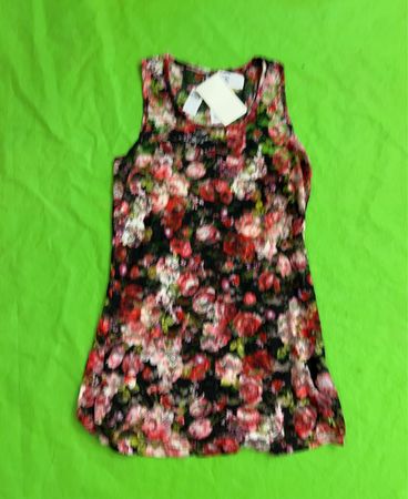 MIHOLS Floral Ärmelloses Top