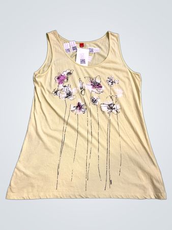 Esprit ärmelloses Blumenshirt